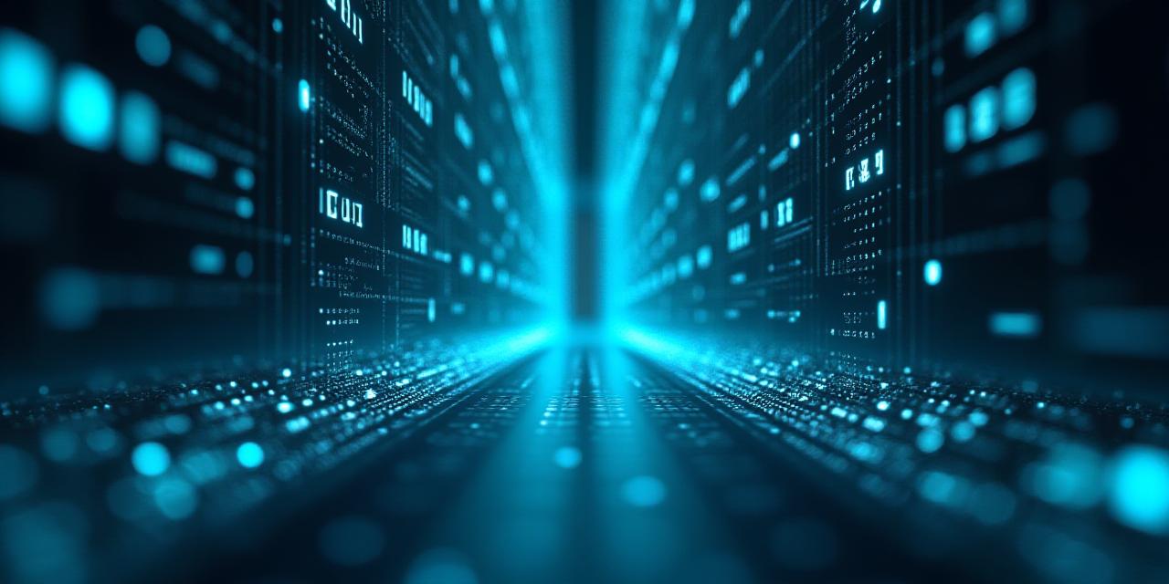 Data security and encrypted intelligence concept